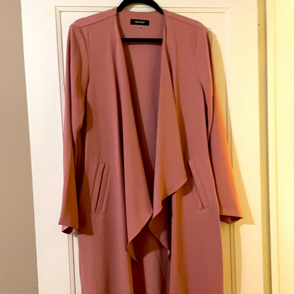 Pink shawl / long blazer